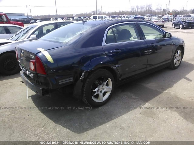 1G1ZB5EB5A4140704 - 2010 CHEVROLET MALIBU LS 蓝色 照片 4
