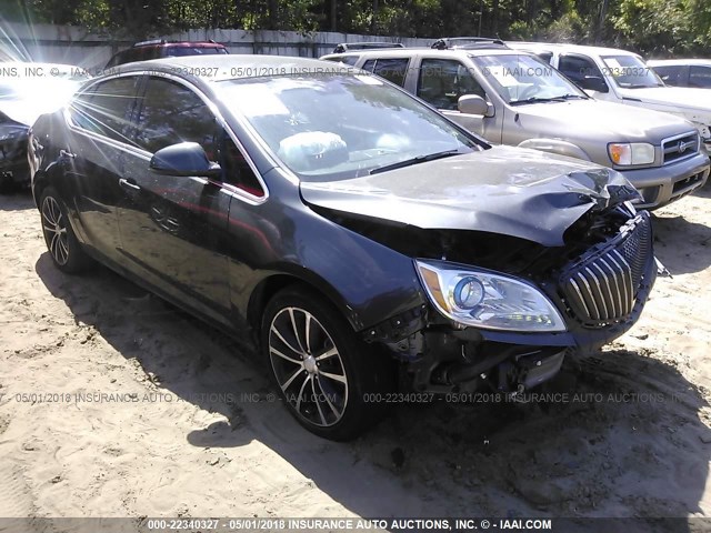 1G4PR5SK7H4114948 - 2017 BUICK VERANO SPORT TOURING GRAY photo 1