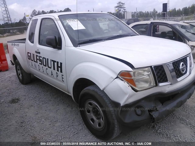 1N6BD06T38C424780 - 2008 NISSAN FRONTIER KING CAB XE/KING CAB SE WHITE photo 1