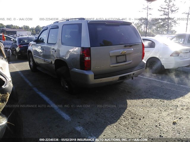 1GNFC13J77J377058 - 2007 CHEVROLET TAHOE C1500 SILVER photo 3