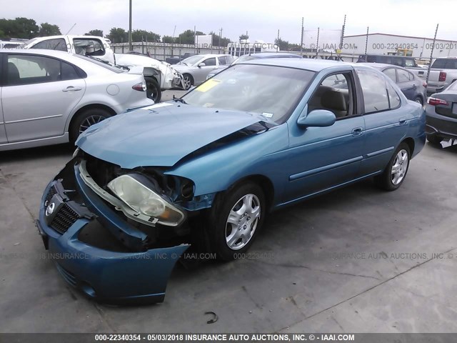 3N1CB51D04L920258 - 2004 NISSAN SENTRA 1.8/1.8S BLUE photo 2