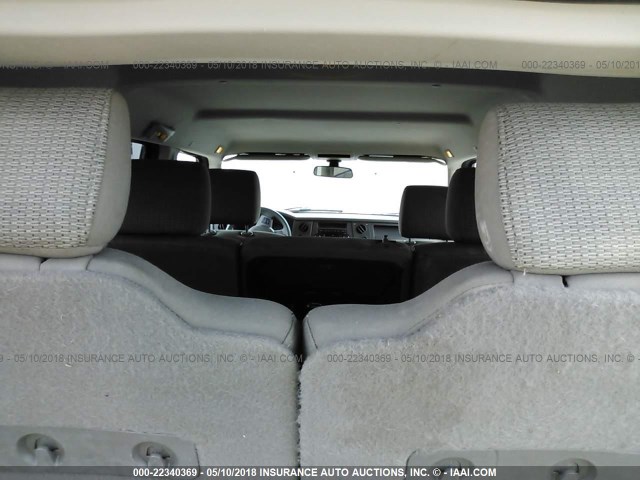 1J8HG48K66C237491 - 2006 JEEP COMMANDER GRAY photo 8