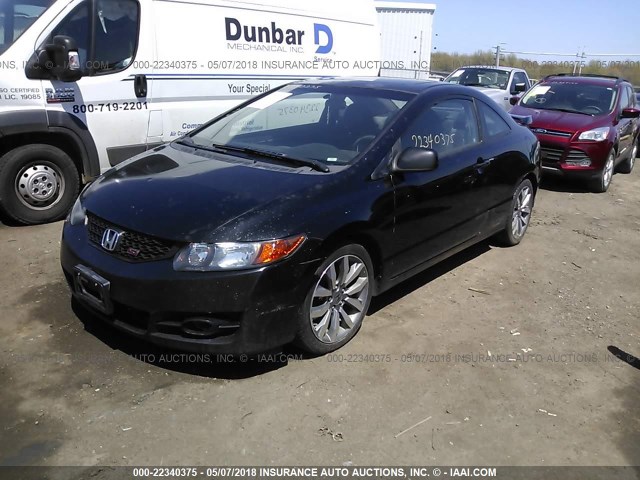 2HGFG215X9H704146 - 2009 HONDA CIVIC SI BLACK photo 2