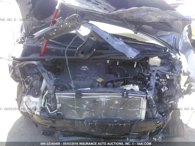 5TDKK3DC8ES520928 - 2014 TOYOTA SIENNA LE 蓝色 照片 10