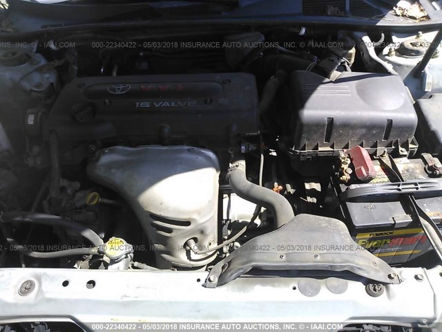4T1BE32KX5U972680 - 2005 TOYOTA CAMRY LE/XLE/SE ღია ლურჯი ფოტო 10