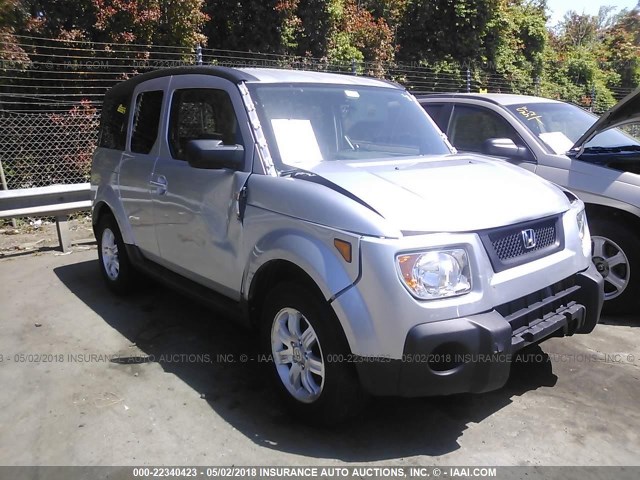 5J6YH28726L019336 - 2006 HONDA ELEMENT EX SILVER photo 1