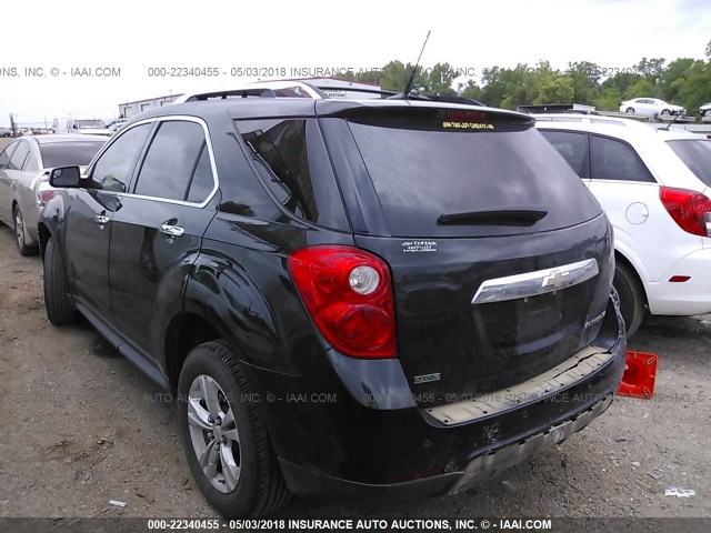 2GNALFEK8C6123962 - 2012 CHEVROLET EQUINOX LTZ BLACK photo 3