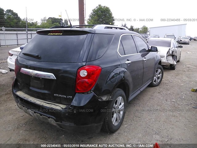 2GNALFEK8C6123962 - 2012 CHEVROLET EQUINOX LTZ BLACK photo 4