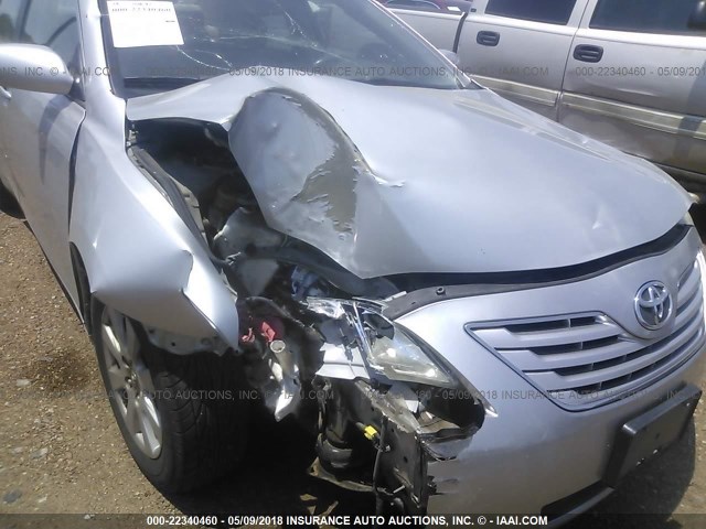 4T1BE46K07U096964 - 2007 TOYOTA CAMRY NEW GENERAT CE/LE/XLE/SE SILVER photo 6