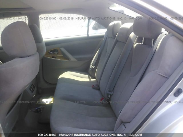 4T1BE46K07U096964 - 2007 TOYOTA CAMRY NEW GENERAT CE/LE/XLE/SE SILVER photo 8