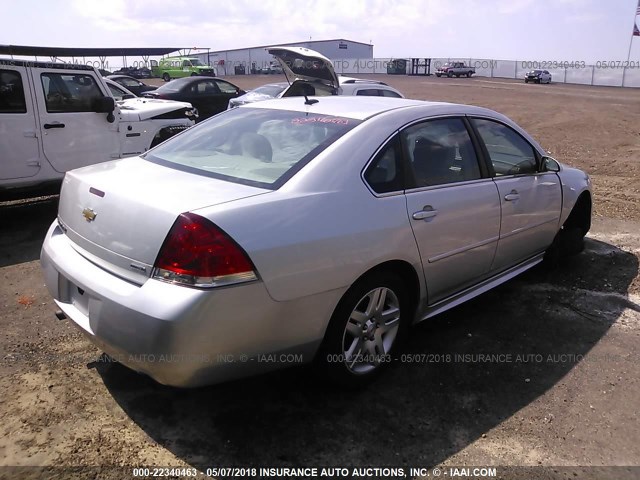 2G1WB5E30G1103981 - 2016 CHEVROLET IMPALA LIMITED LT SILVER photo 4