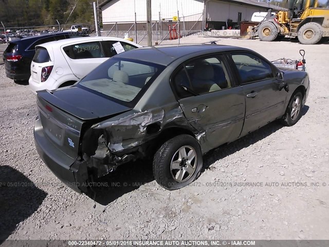 1G1ZT54885F286608 - 2005 CHEVROLET MALIBU LS ოქროსფერი ფოტო 4