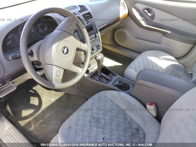 1G1ZT54885F286608 - 2005 CHEVROLET MALIBU LS ოქროსფერი ფოტო 5