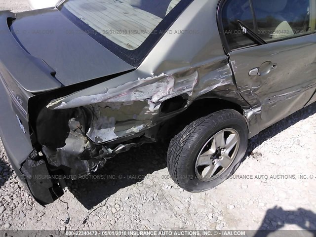 1G1ZT54885F286608 - 2005 CHEVROLET MALIBU LS ოქროსფერი ფოტო 6