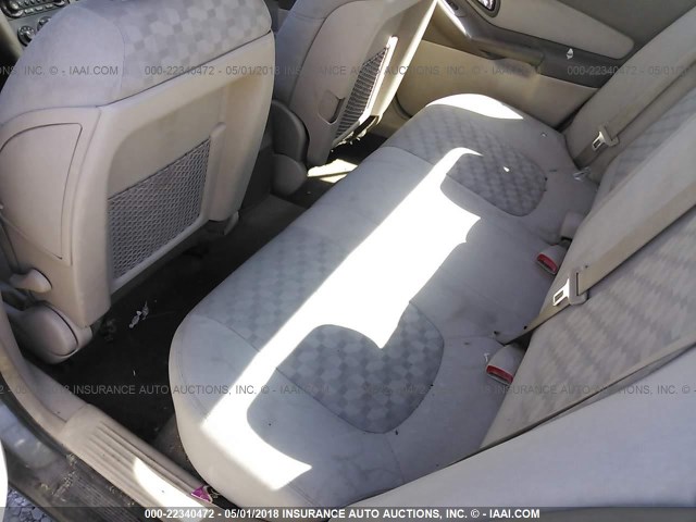 1G1ZT54885F286608 - 2005 CHEVROLET MALIBU LS ოქროსფერი ფოტო 8