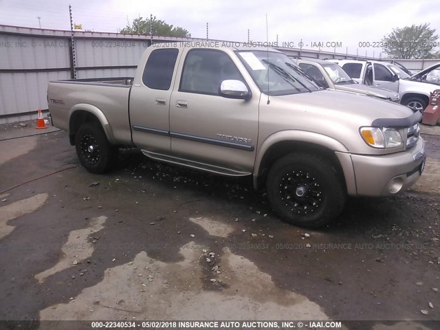 5TBBT441X3S333813 - 2003 TOYOTA TUNDRA ACCESS CAB SR5 TAN photo 1