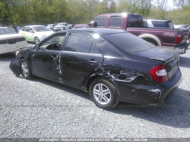 4T1BE32K92U099810 - 2002 TOYOTA CAMRY LE/XLE/SE Qara foto 3