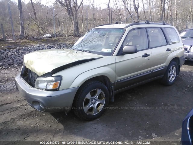 JF1SG65604H751715 - 2004 SUBARU FORESTER 2.5XS GOLD photo 2