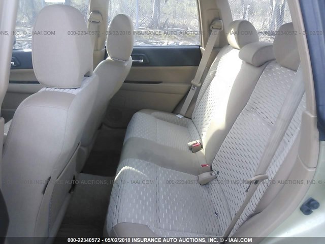 JF1SG65604H751715 - 2004 SUBARU FORESTER 2.5XS ოქროსფერი ფოტო 8