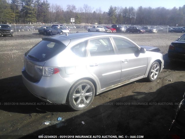 JF1GH63609G818512 - 2009 SUBARU IMPREZA OUTBACK SPORT SILVER photo 4