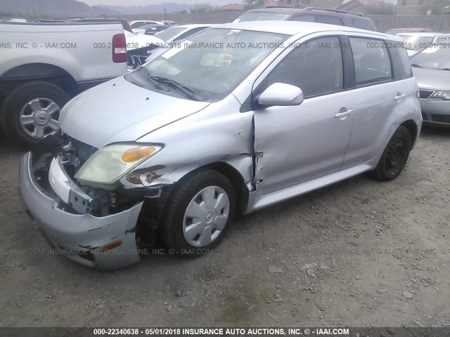 JTKKT624360149443 - 2006 TOYOTA SCION XA ვერცხლისფერი ფოტო 2