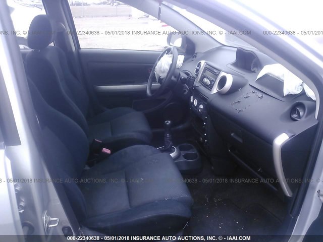 JTKKT624360149443 - 2006 TOYOTA SCION XA ვერცხლისფერი ფოტო 5