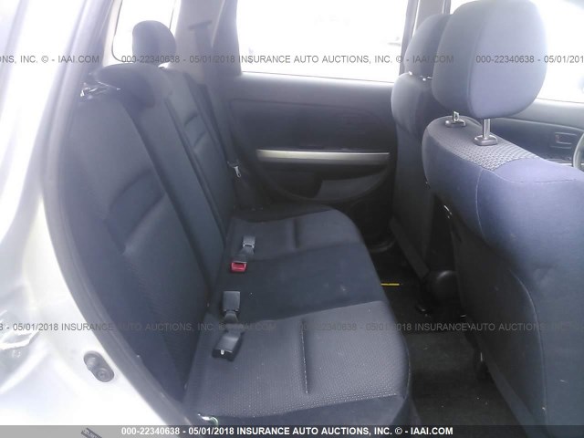 JTKKT624360149443 - 2006 TOYOTA SCION XA ვერცხლისფერი ფოტო 8