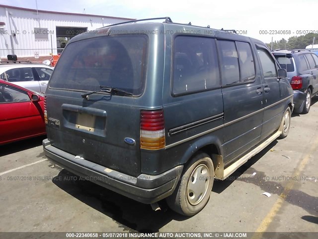 1FMCA11UXSZA59696 - 1995 FORD AEROSTAR GRAY photo 4