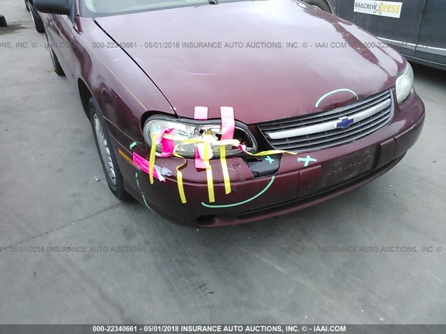 1G1ND52J83M623711 - 2003 CHEVROLET MALIBU MAROON photo 6