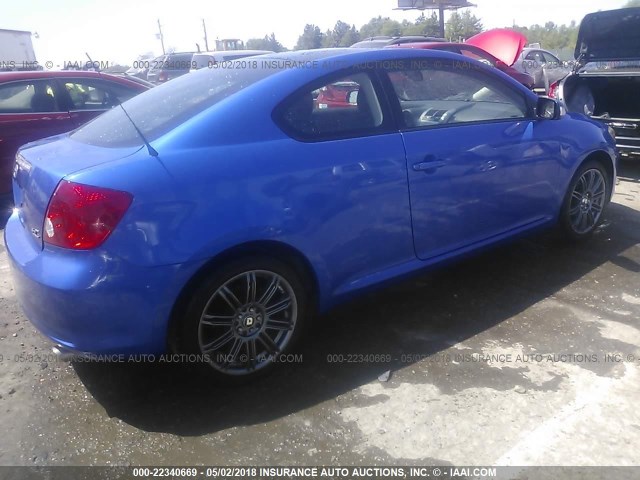 JTKDE167160137205 - 2006 TOYOTA SCION TC 蓝色 照片 4
