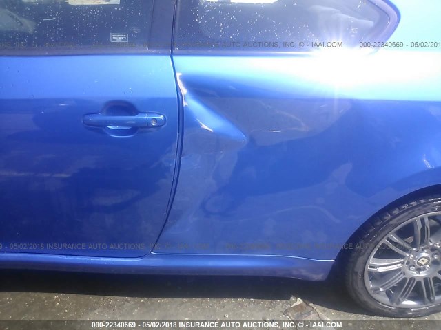 JTKDE167160137205 - 2006 TOYOTA SCION TC 蓝色 照片 6