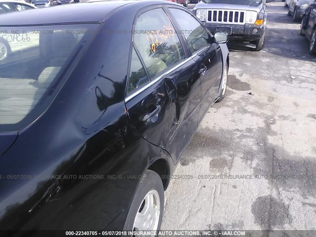 4T1BF32KX3U047357 - 2003 TOYOTA CAMRY LE/XLE/SE BLACK photo 6