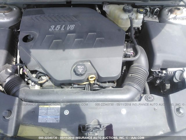 1G1ZG57N18F231332 - 2008 CHEVROLET MALIBU LS ვერცხლისფერი ფოტო 10