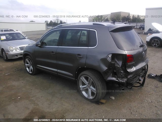 WVGBV7AX9GW061381 - 2016 VOLKSWAGEN TIGUAN S/SE/SEL/R-LINE GRAY photo 3