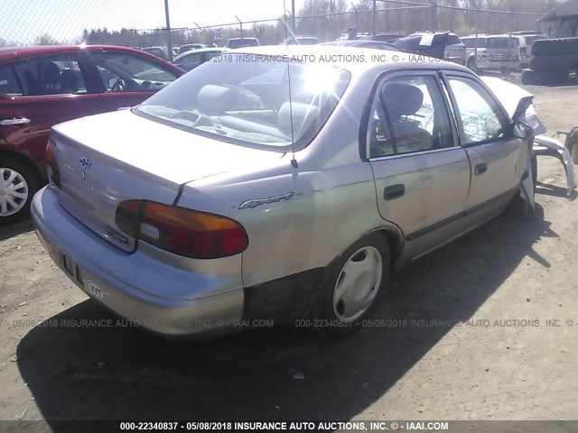 1Y1SK52891Z411411 - 2001 CHEVROLET GEO PRIZM LSI TAN photo 4