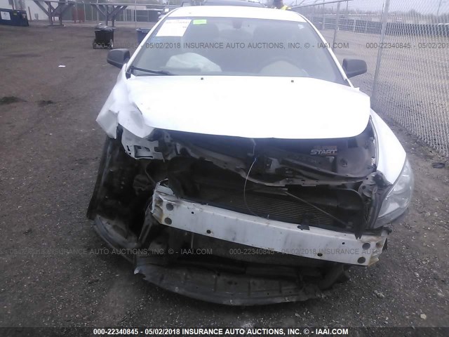 1G1ZA5EU9CF189139 - 2012 CHEVROLET MALIBU LS WHITE photo 6