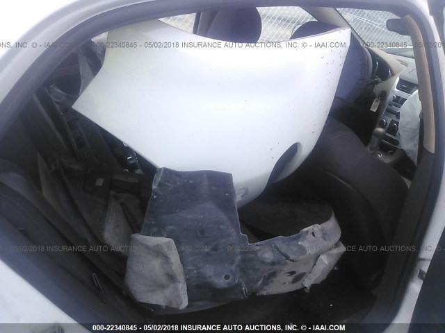 1G1ZA5EU9CF189139 - 2012 CHEVROLET MALIBU LS WHITE photo 8