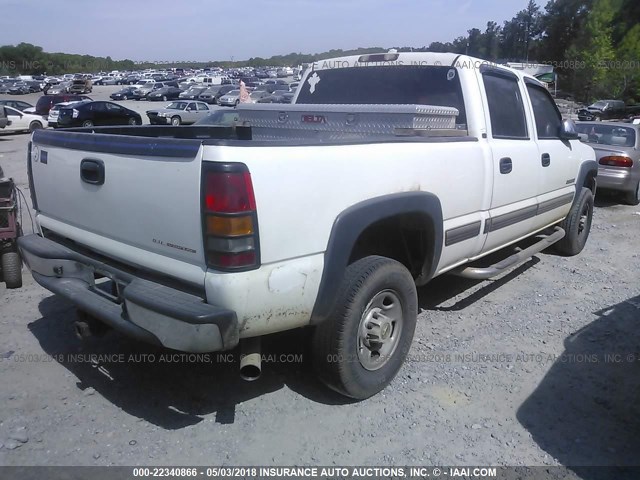 1GCHC23G61F203827 - 2001 CHEVROLET SILVERADO C2500 HEAVY DUTY WHITE photo 4