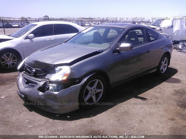 JH4DC53063C007392 - 2003 ACURA RSX TYPE-S SILVER photo 2
