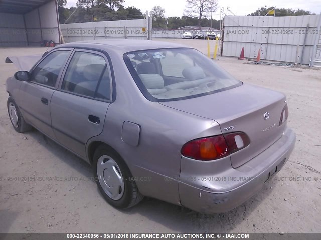 2T1BR12E6YC282269 - 2000 TOYOTA COROLLA VE/CE/LE 棕色 照片 3