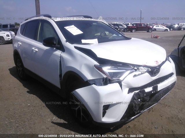 JTMNFREV5HJ111839 - 2017 TOYOTA RAV4 SE თეთრი ფოტო 1
