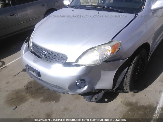 2T1KR32EX5C475547 - 2005 TOYOTA COROLLA MATRIX XR SILVER photo 6