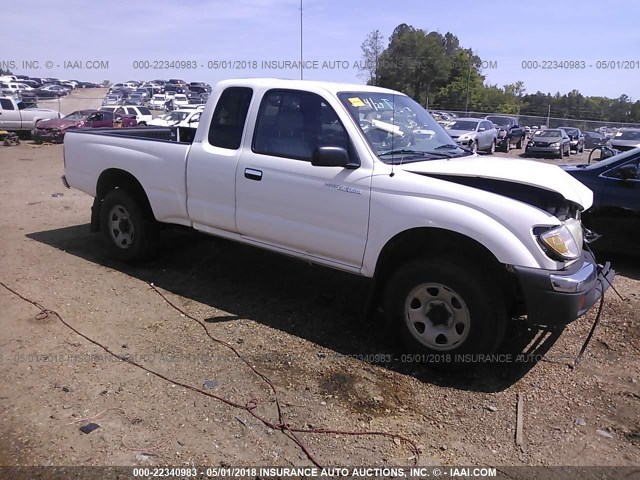 4TASM92N2XZ568780 - 1999 TOYOTA TACOMA XTRACAB PRERUNNER WHITE photo 1