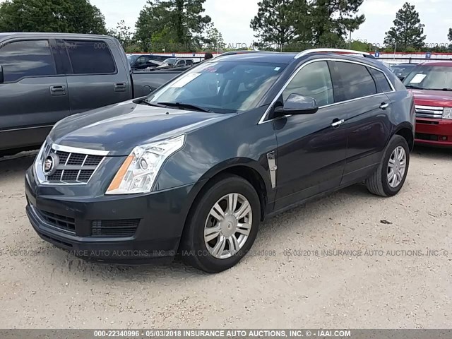 3GYFNAE37CS653615 - 2012 CADILLAC SRX LUXURY COLLECTION GRAY photo 2