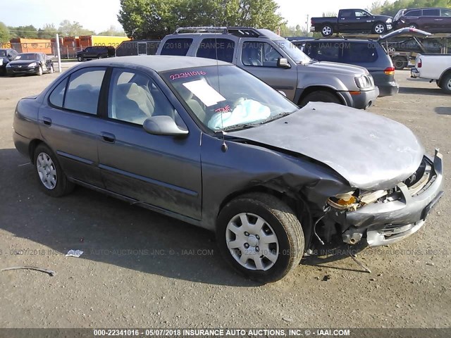 3N1CB51D41L425475 - 2001 NISSAN SENTRA XE/GXE GRAY photo 1