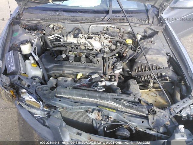 3N1CB51D41L425475 - 2001 NISSAN SENTRA XE/GXE GRAY photo 10