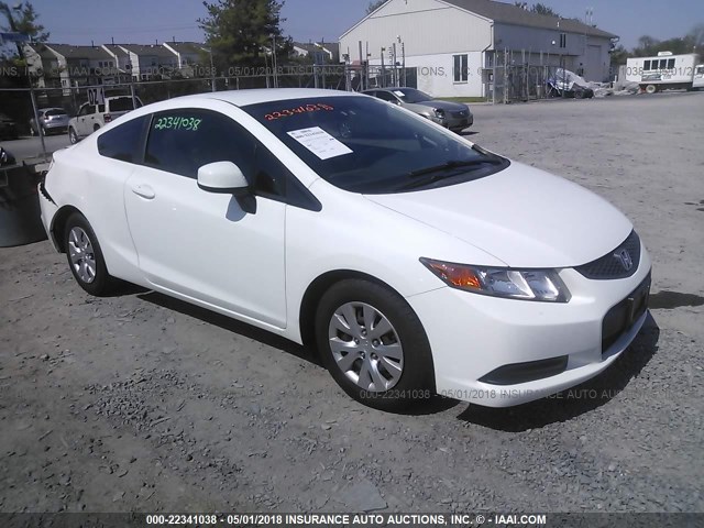 2HGFG3B59CH544756 - 2012 HONDA CIVIC LX Սպիտակ լուսանկար 1
