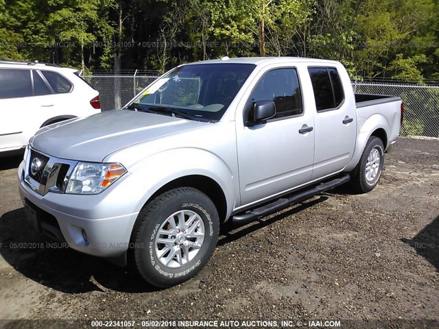 1N6AD0ER0EN740493 - 2014 NISSAN FRONTIER S/SV/SL/PRO-4X SILVER photo 2