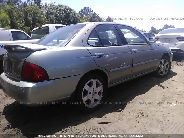 3N1CB51D06L588535 - 2006 NISSAN SENTRA 1.8/1.8S GRAY photo 4