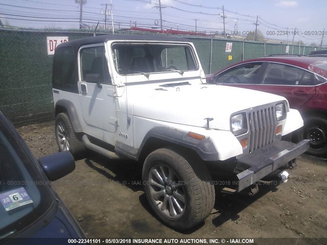 2J4FY29S6MJ107691 - 1991 JEEP WRANGLER / YJ  WHITE photo 1